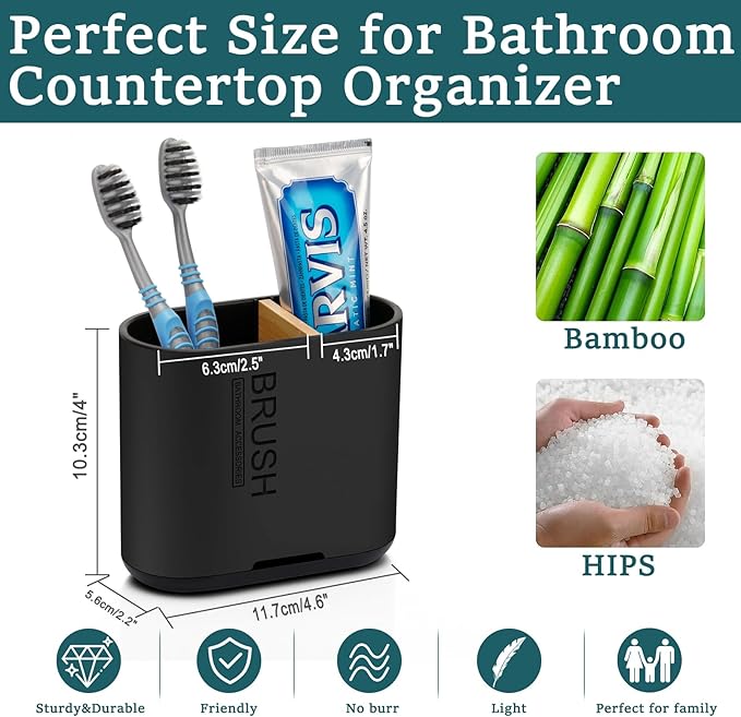 Toothbrush and Toothpaste Holder
