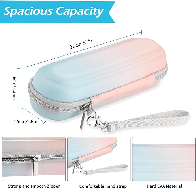 Toothbrush Travel Case for Oral B/Oral-B Pro 1000 1500 5000 7000 & Philips