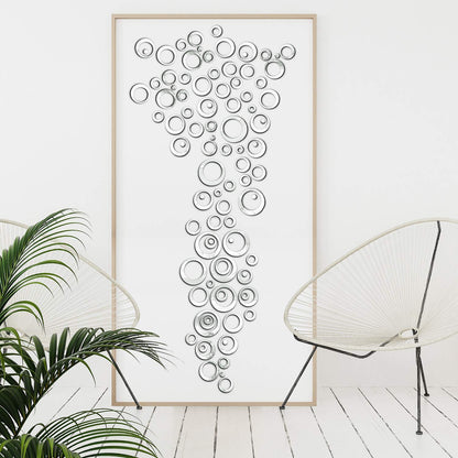 Shappy 72 Pieces Removable Round Mirror Wall Decal Circle Wall Mirror Stickers Silver Acrylic Decals for Living Room Bedroom Home Wedding Office Home Decor, 2.5-13.5 cm