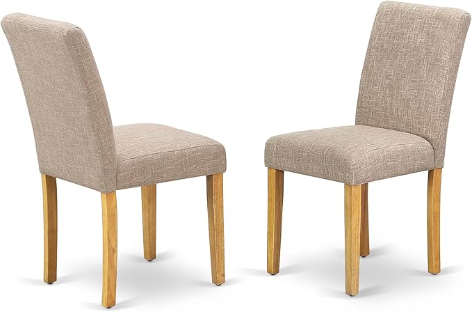 East West Furniture ABP4T04 Abbott Parson Dining Chairs