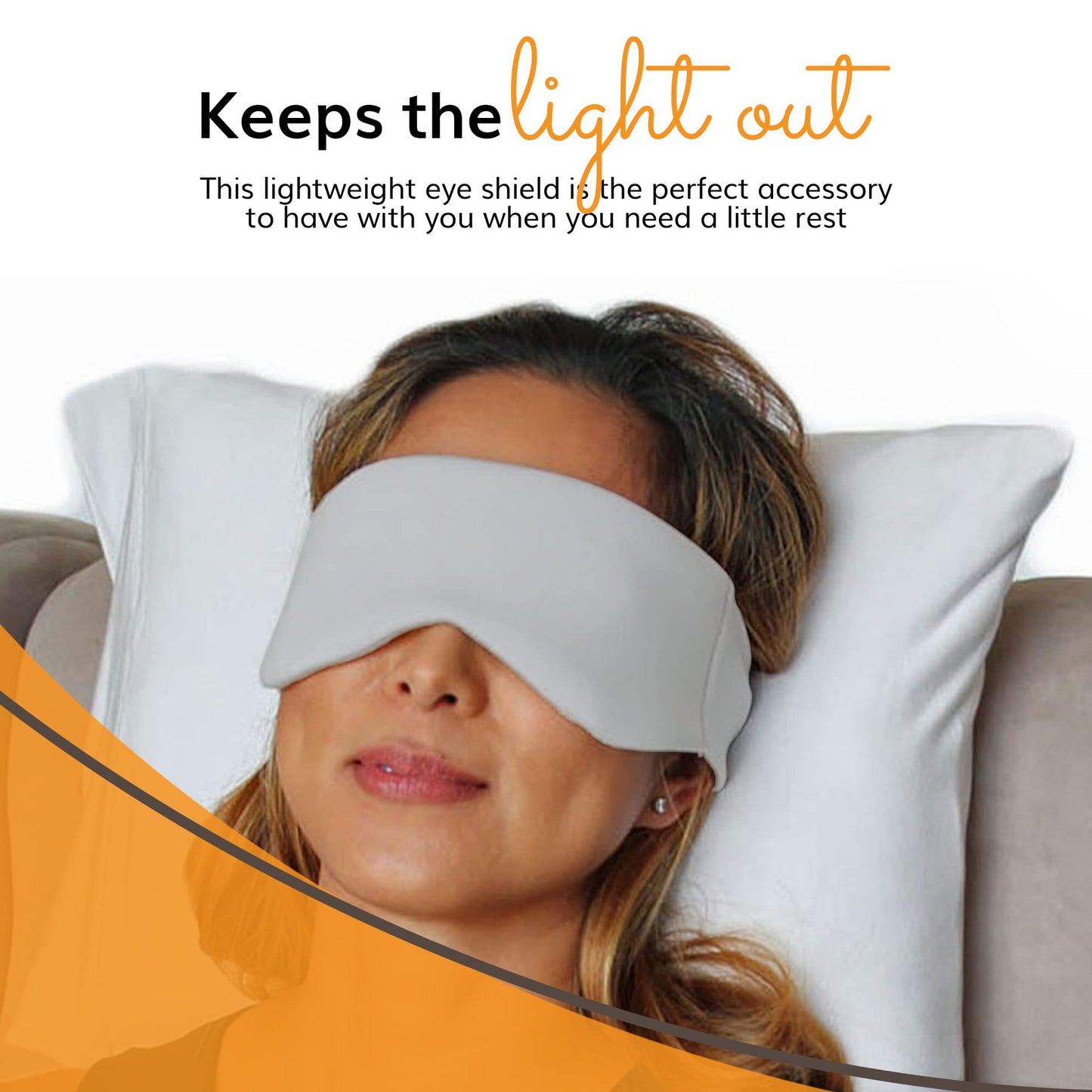 Happyluxe Escape Sleep Mask - Buttery Soft Airplane Eye Mask for Sleeping or Napping in Bed. Machine Washable. - Jet Black, Made in USA