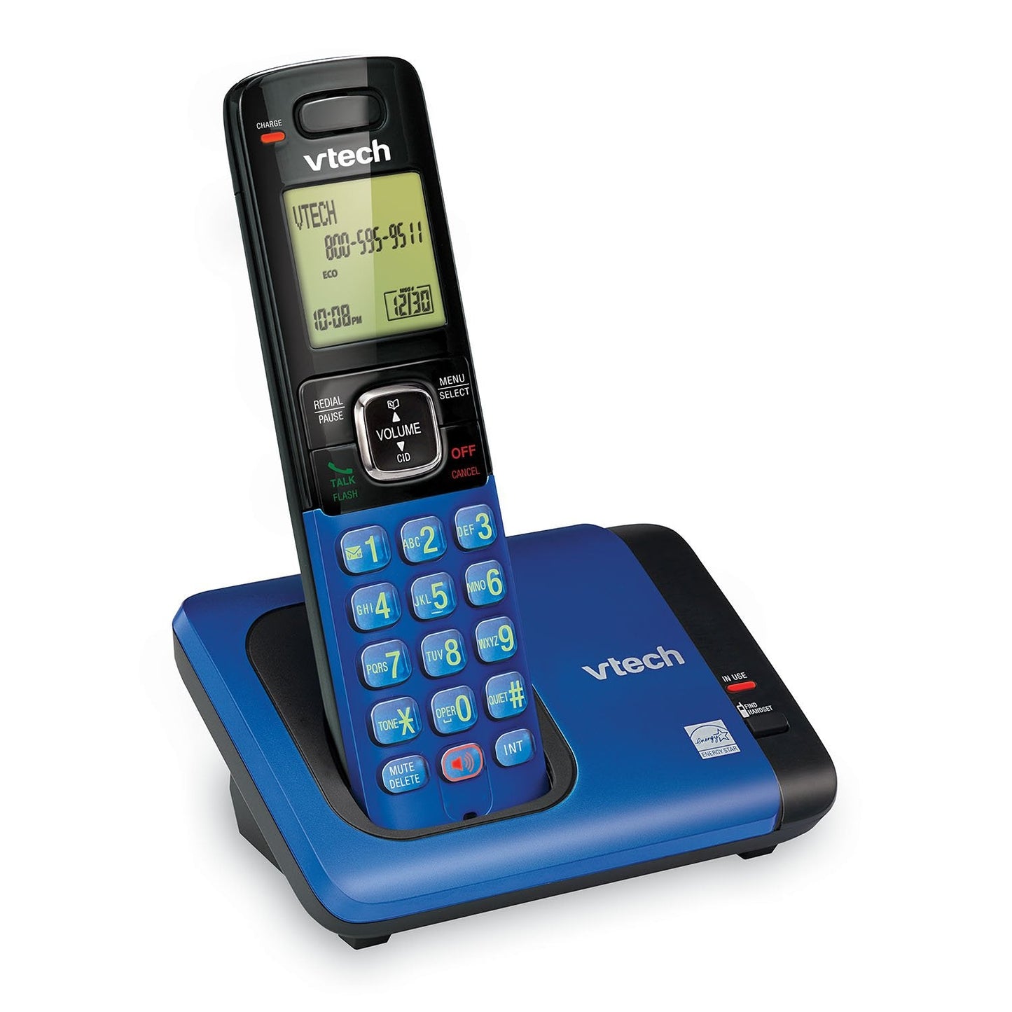 VTech CS6719-2 2-Handset Cordless Phone with Caller ID/Call Waiting, Handset Intercom & Backlit Display/Keypad, Silver