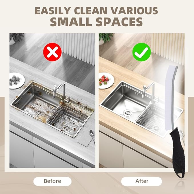 SXhyf Hard Bristle Crevice Cleaning Brush