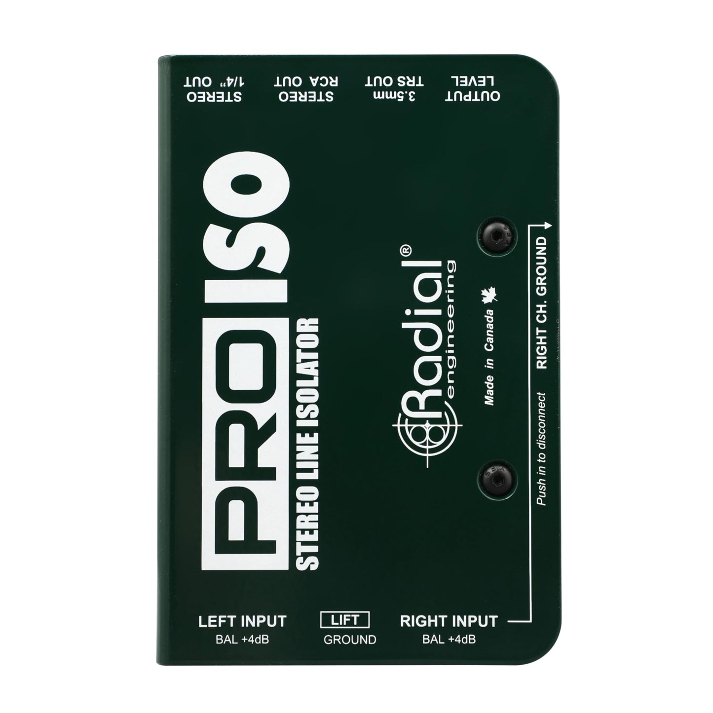 Radial Pro-Iso Stereo XLR Isolator and Converter