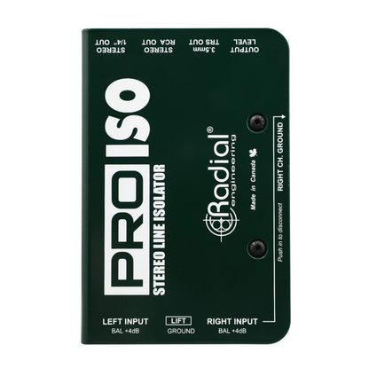 Radial Pro-Iso Stereo XLR Isolator and Converter