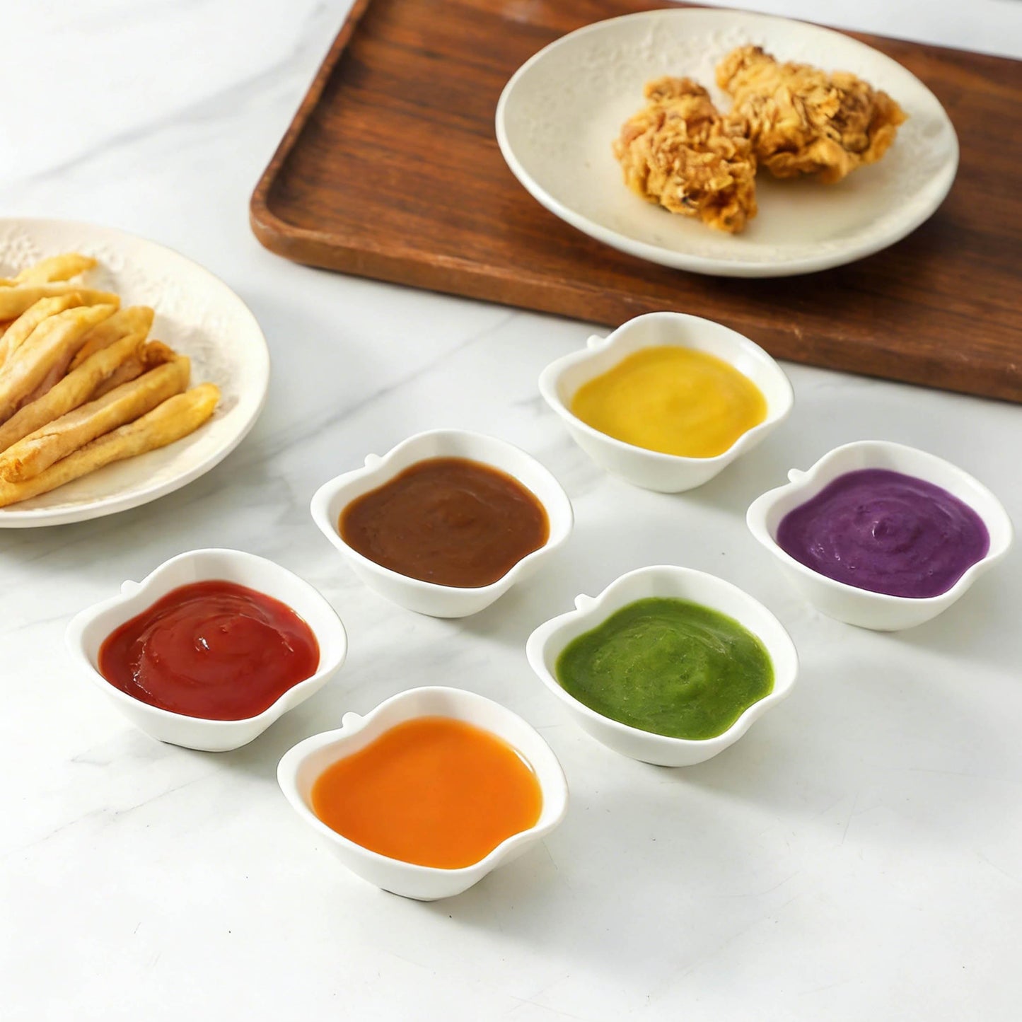 UIBFCWN 12 Pack Ceramic Dipping Bowls, 2oz Soy Sauce Dishes, White Dipping Sauce Bowls/Dishes, Pinch Bowls, Small Dip Bowls Set for Sauce, Side Dish, Condiments, Sushi, Ketchup, Charcuterie Boards