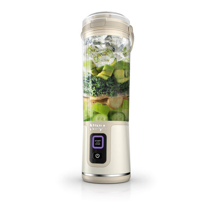 Ninja BC151BK Blast Portable Blender, Cordless, 18oz. Vessel, Personal Blender-for Shakes & Smoothies, BPA Free, Leakproof-Lid & Sip Spout, USB-C Rechargeable, Dishwasher Safe Parts, Black