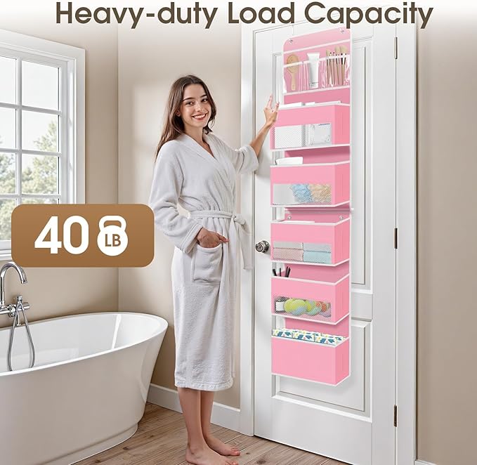 6-Tier Over The Door Organizer Hanging Storage Organizers