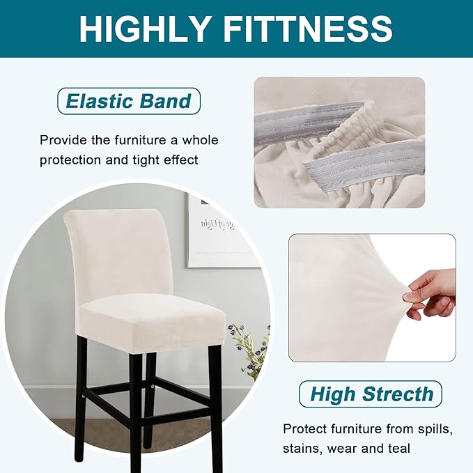 Turquoize Bar Stool Covers 2 Pack Bar Stool Covers