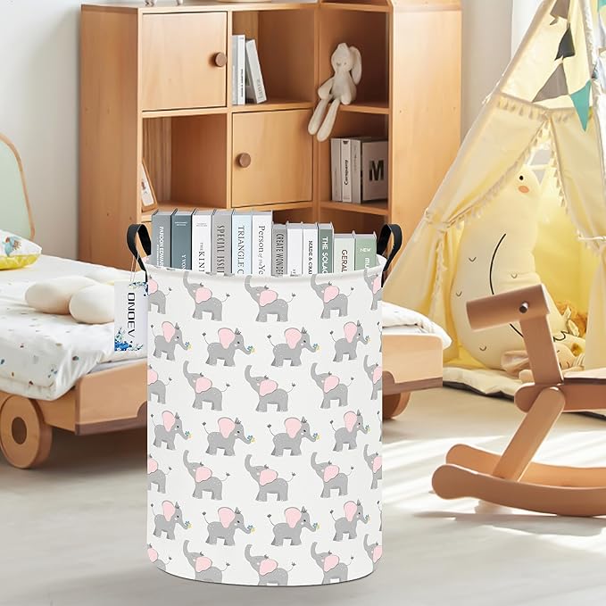 Round waterproof laundry basket, laundry Hampers