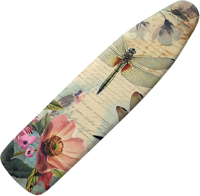 Dragonfly Ironing Board Cover and Pad 15x54 Inch, Iron Board Cover