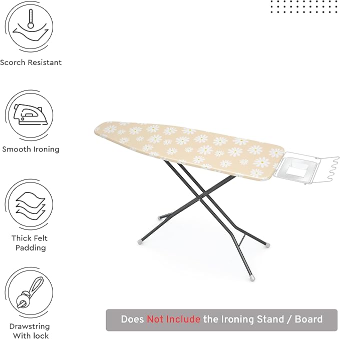 Encasa XO Ironing Board Cover and Pad 42"x14"