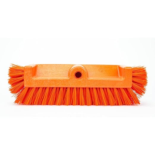 SPARTA Multi-Level Tile Scrub Brush 12" Wide Brush Head, Heavy-Duty Tile