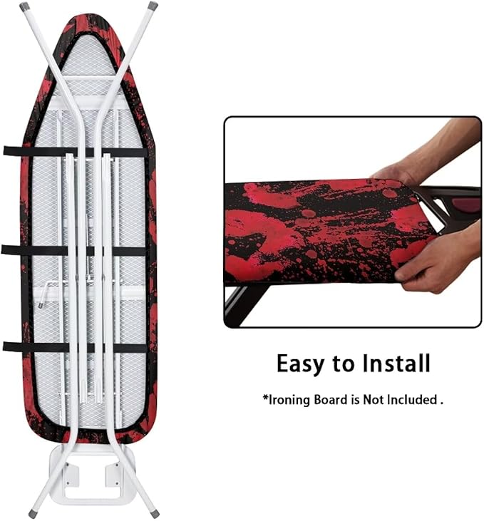 Blood Hands Ironing Board Cover Standard Size Halloween Ironing Board Dust