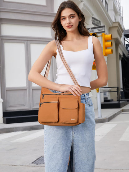 CLUCI Travel Purses for Women, Waterproof Nylon Crossbody Bags for Woman Trendy, Anti Theft Shoulder Handbags for Ladies