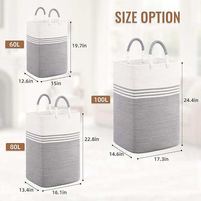 Laundry Basket Hamper, Blanket Storage, Dirty Clothes Hamper