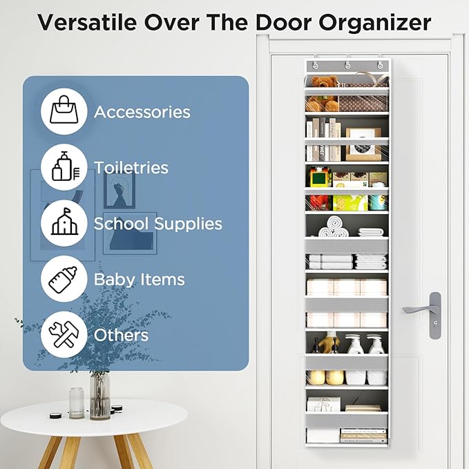 Over The Door Organizer, 7 Tier Door Hanging Organizers