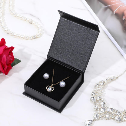 Xaajooio 20 Pcs Black Small Jewelry Gift Boxes with Cotton Filled and Lids, 3.54 x 1.18 Inches, for Necklace Earring Ring Storage Display and Gift Packaging