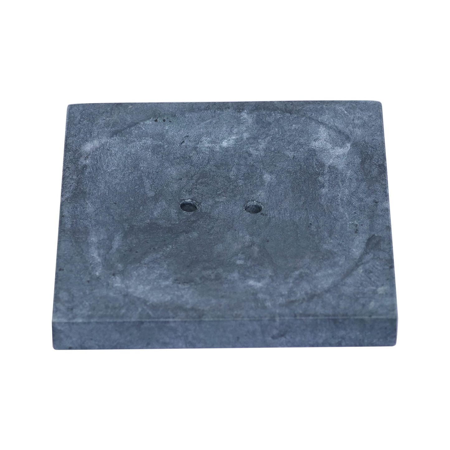 Crocon Marble Dish Holder Solid Design Soap Dish Bar Soap Holder for Bathroom, Kitchen and Countertops Luxury Decorative Accessory Box Soap Tray Size : (4.5 X 4.5 Inch)