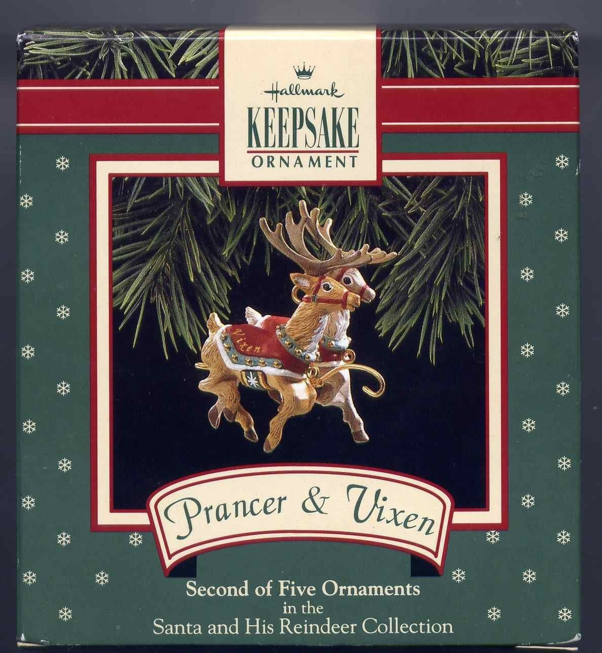 Hallmark Prancer & Vixen Keepsake Ornament 2nd of 5