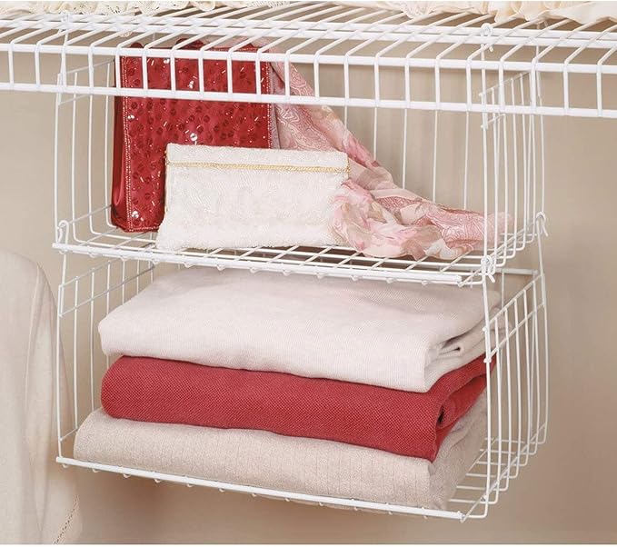 ClosetMaid 17 Inch Wide Hanging Basket Wire Shelving Accessory