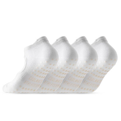 CoolMate Pilates Socks with Grips for Women, Yoga Socks, Crew Non Slip Women for Workout, Barre, Pilates Gifts