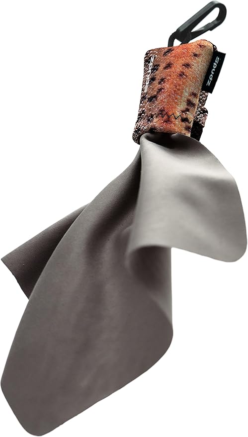 SPUDZ Ultra Microfiber Lens Cleaner – Closable Pouch, Washable –