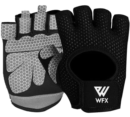 WESTWOOD FOX Weight Lifting Gloves for Men Women Gym Gloves with Wrist Wrap Support for Workout Training Exercise Fitness Hanging, Pull ups for Dumbbell, Cycling