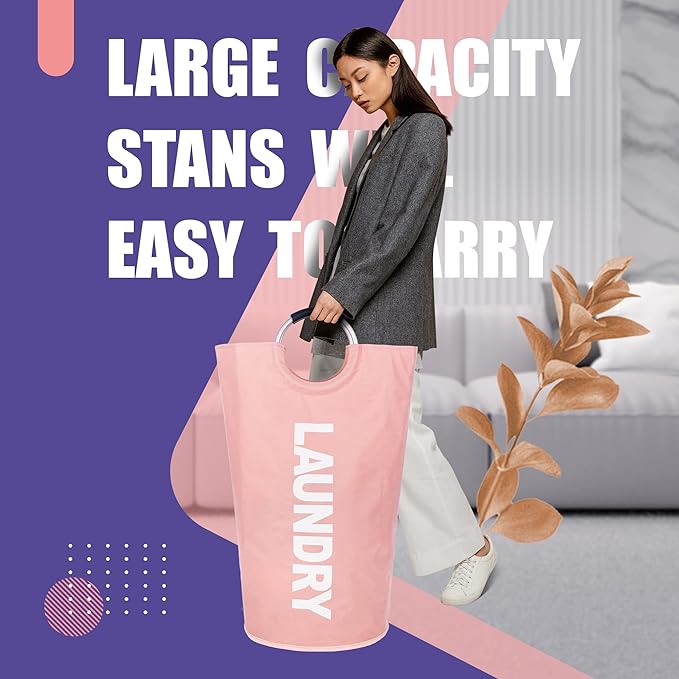 Caroeas 95L Pro Large Laundry Basket, Waterproof Laundry Hamper, Laundry Bag
