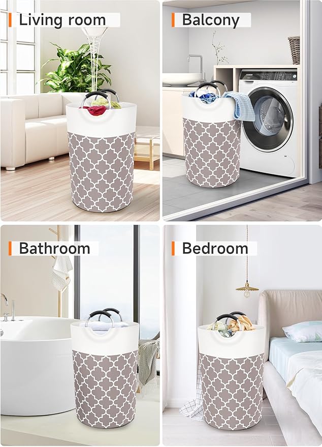 Large Laundry Basket Laundry Hamper Bag Washing Bin Clothes Bag Collapsible Tall