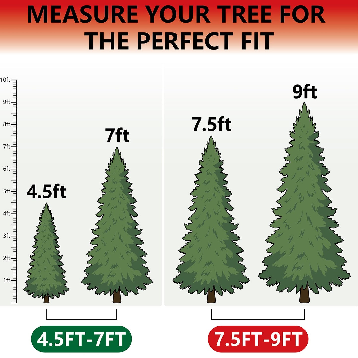 HOMEST Christmas Tree Storage Bag, Fits for 4.5-7ft Xmas Artificials, Zippered Bag with Reinforced Carrying Handles, Green (Bag Only）