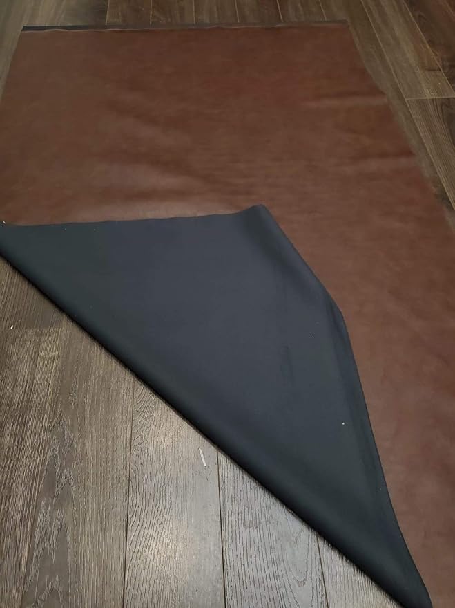 NAT Leathers | Soft Faux Vegan PU Leather by The Yard Synthetic Pleather 0.9 mm