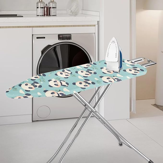 Panda Ironing Board Cover Fits Standard Size Elasticized Edges Home Decorations