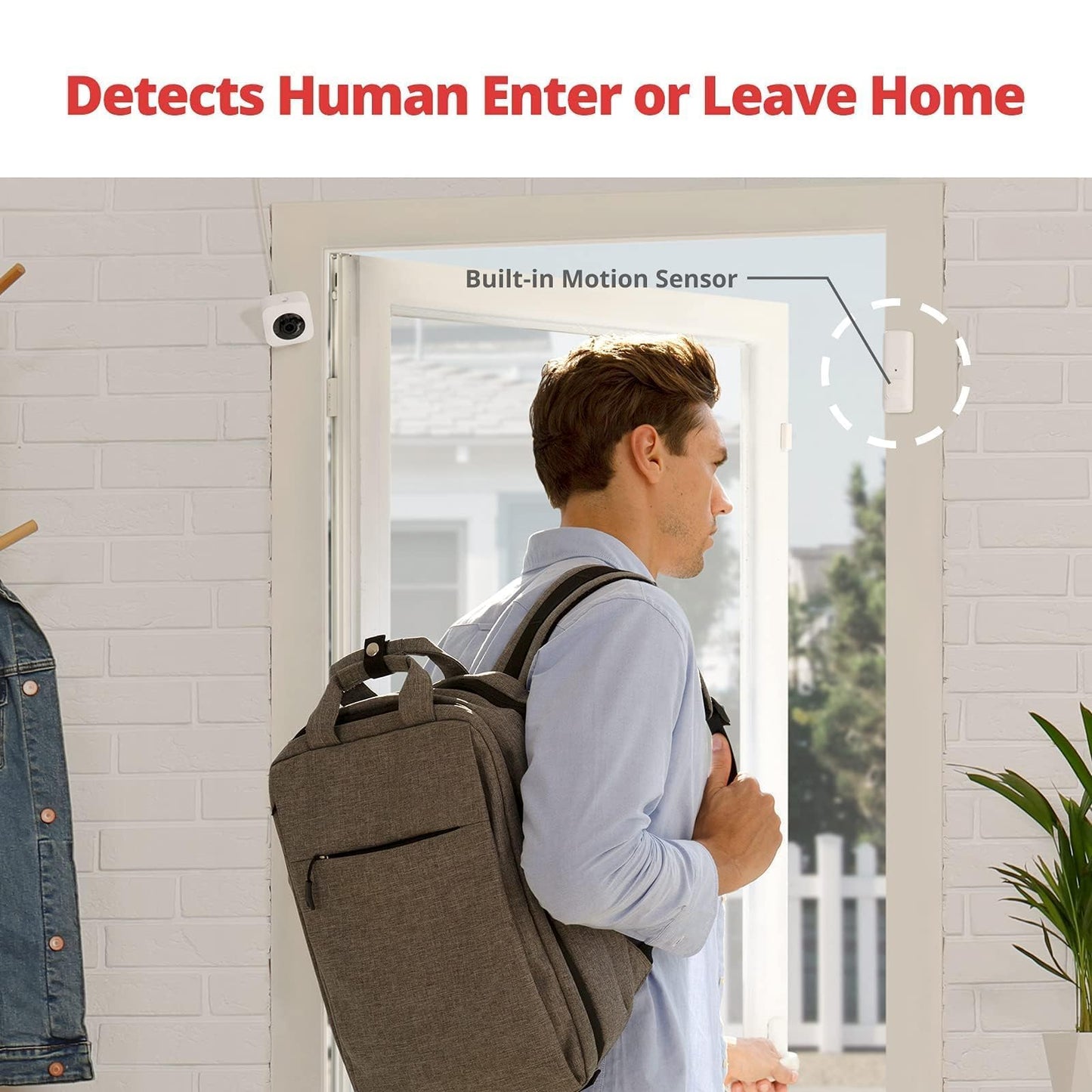 SwitchBot Door Alarm Contact Sensor - Smart Home Security Wireless Window Alarm and Door Sensor, Add SwitchBot Hub to Make it Compatible with Alexa