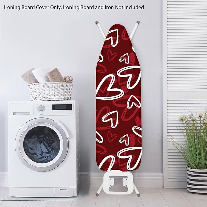 Love Heart Ironing Board Cover Comfortable Lines Ironing Board Covers