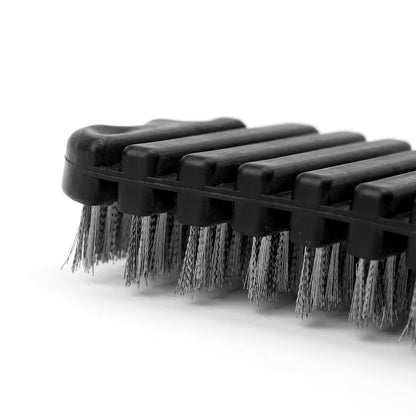 Barbell Cleaning Brush Scrubber for Training Strength Weight Bar Care Rescue, Rust Chalk Remover, Hard Knurling Steel Wire Bristle, Power Cleaner Kit Supplies Accessories for Athletic Gym Maintenance