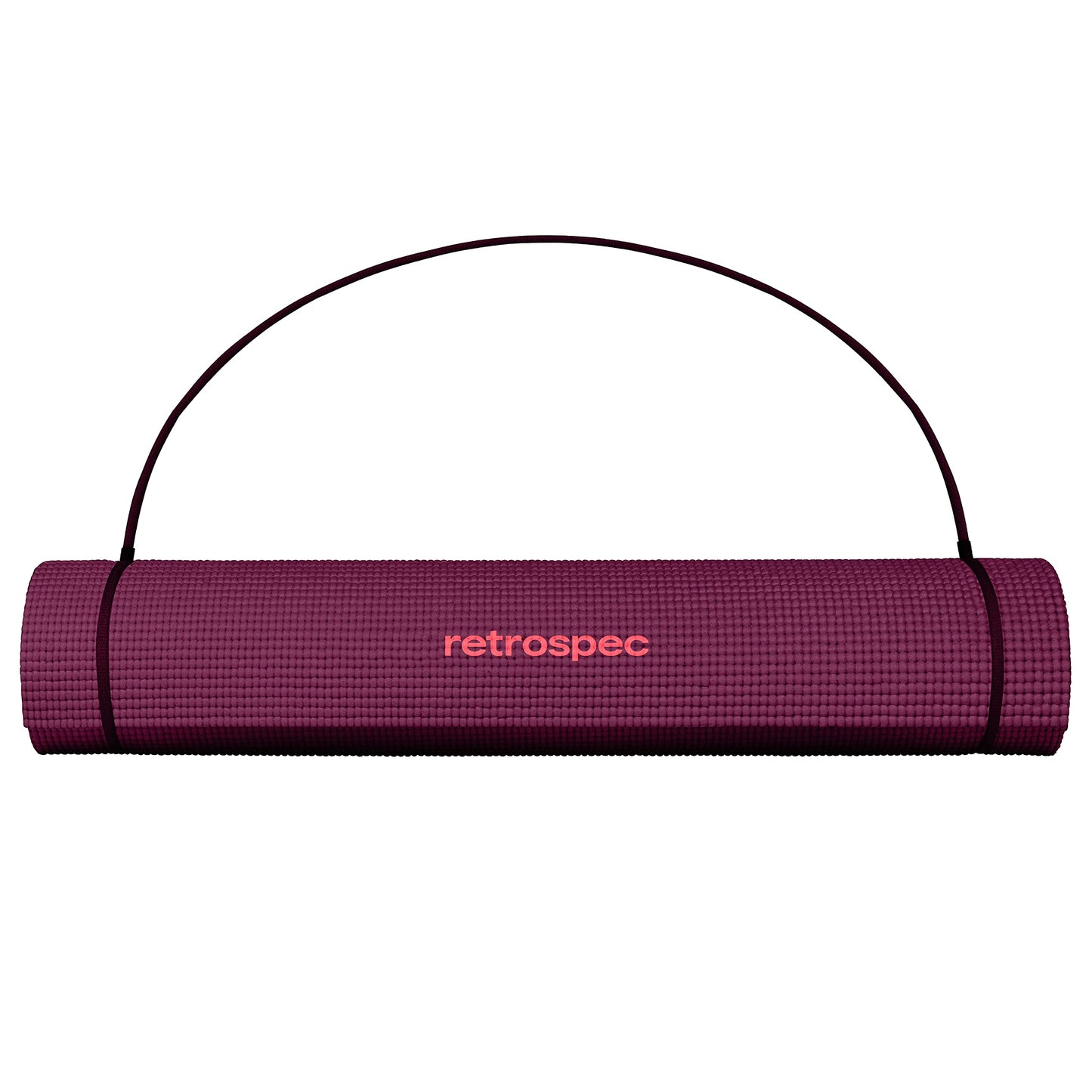 Retrospec Pismo Yoga Mat w/Nylon Strap for Men & Women - Non Slip Exercise Mat for Yoga, Pilates, Stretching, Floor & Fitness Workouts, .5mm Thick, Easy to Clean