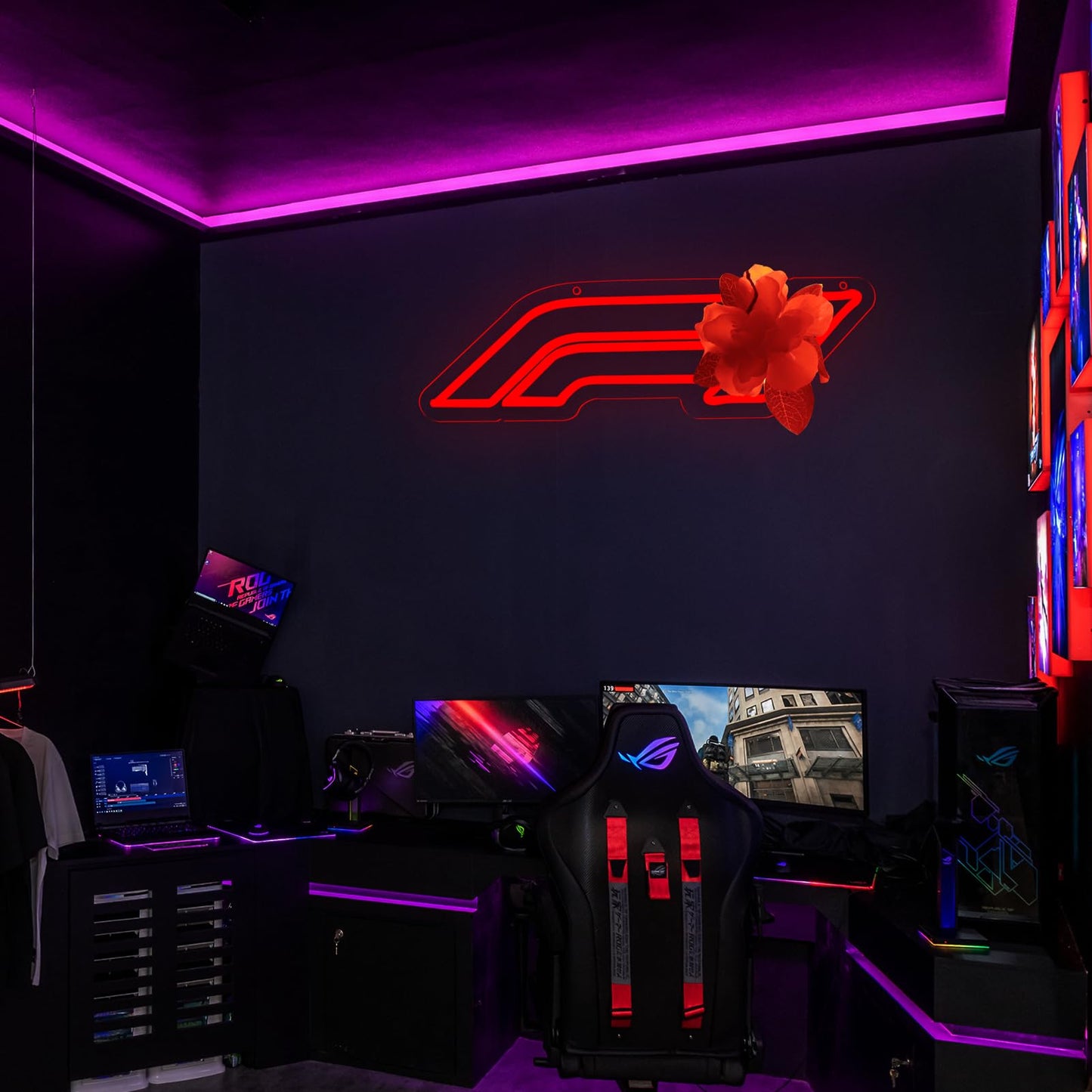 Racing Neon Signs for Wall decor Racing Sports Led Lights sign for Man Cave Beer Bar Garage Art Wall DecorativeChristmas Birthday Party Gift16.1 * 4.8inch