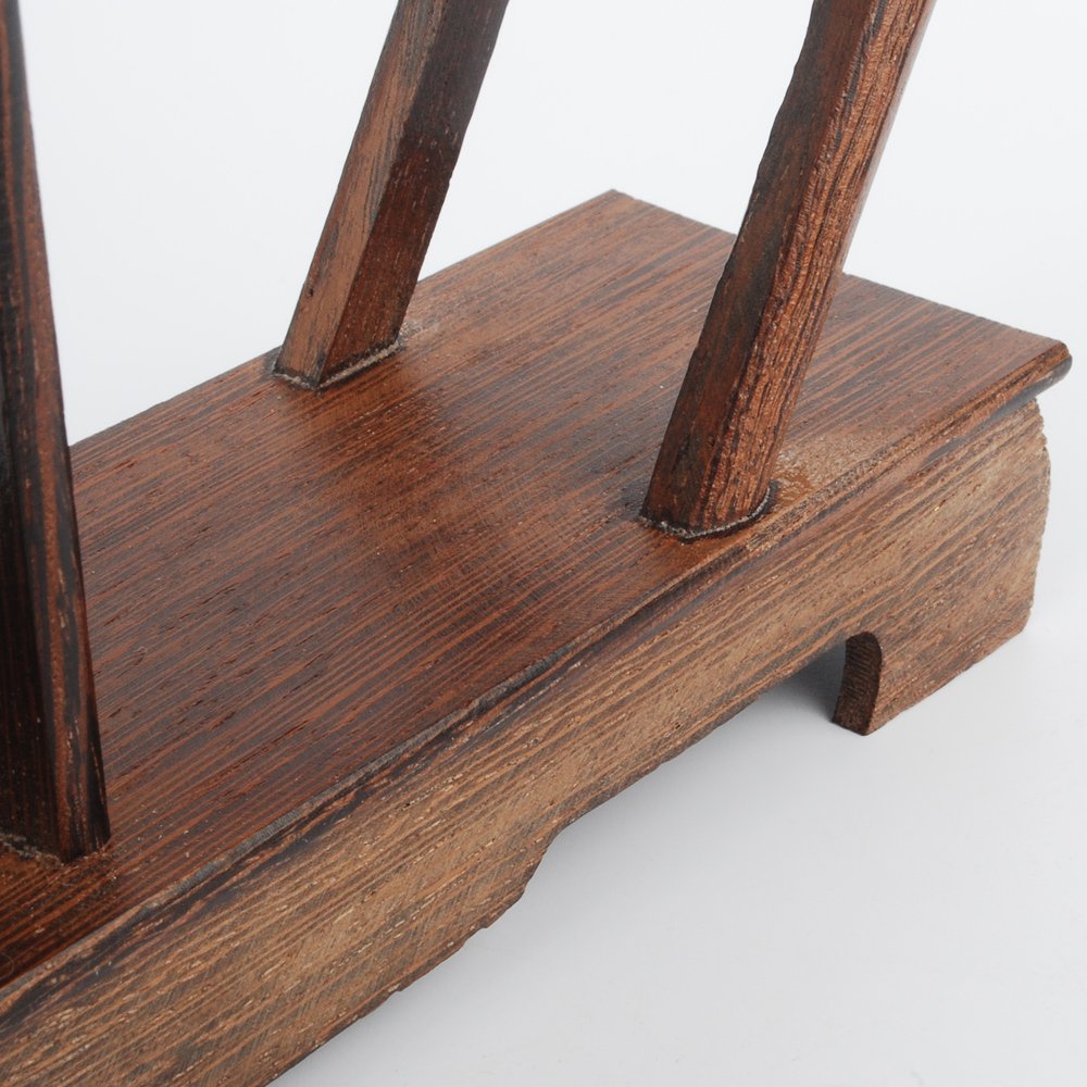 NWFashion Chinese Wooden Rosewood Display Stand Decoration Curio Cabinets Shelf (Hexagon)