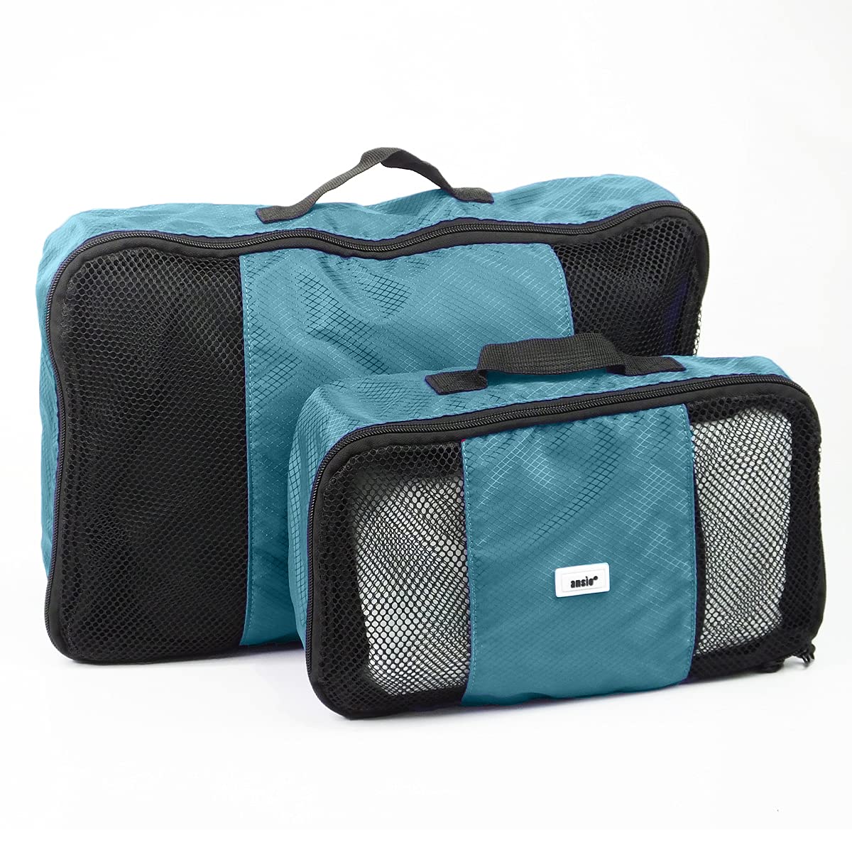 ANSIO Packing Cubes for Suitcase, Travel Luggage Organiser Set, Suitcase Organiser bags, Value Set for Travel and Home Storage, Small, Medium, Large, XL - (6 Piece Set) - Teal
