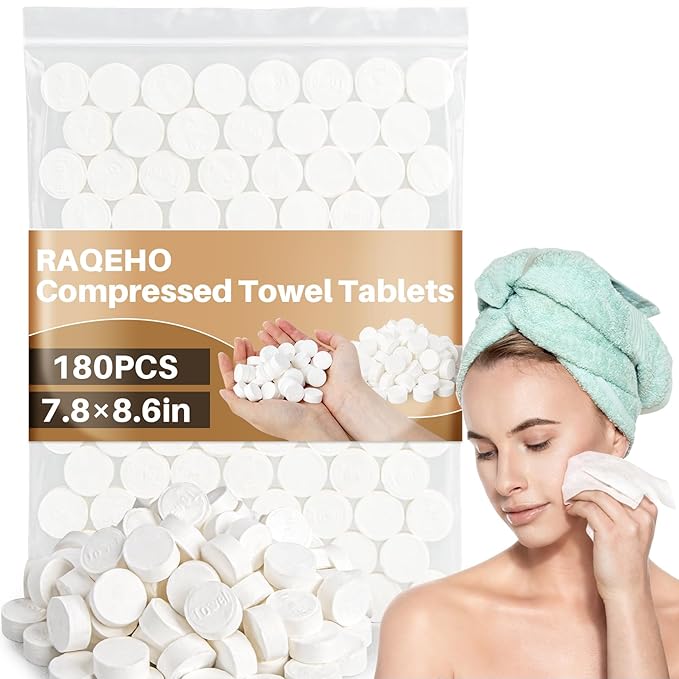 100 Compressed Towel Tablets