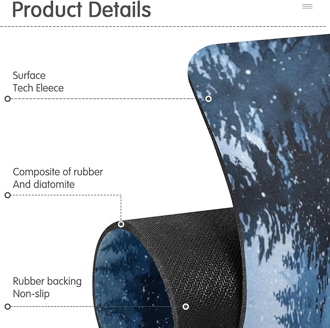 Kitchen Sink Splash Guard 2 PCS 14.7 Inch Sink Faucet Mat Splash Guard