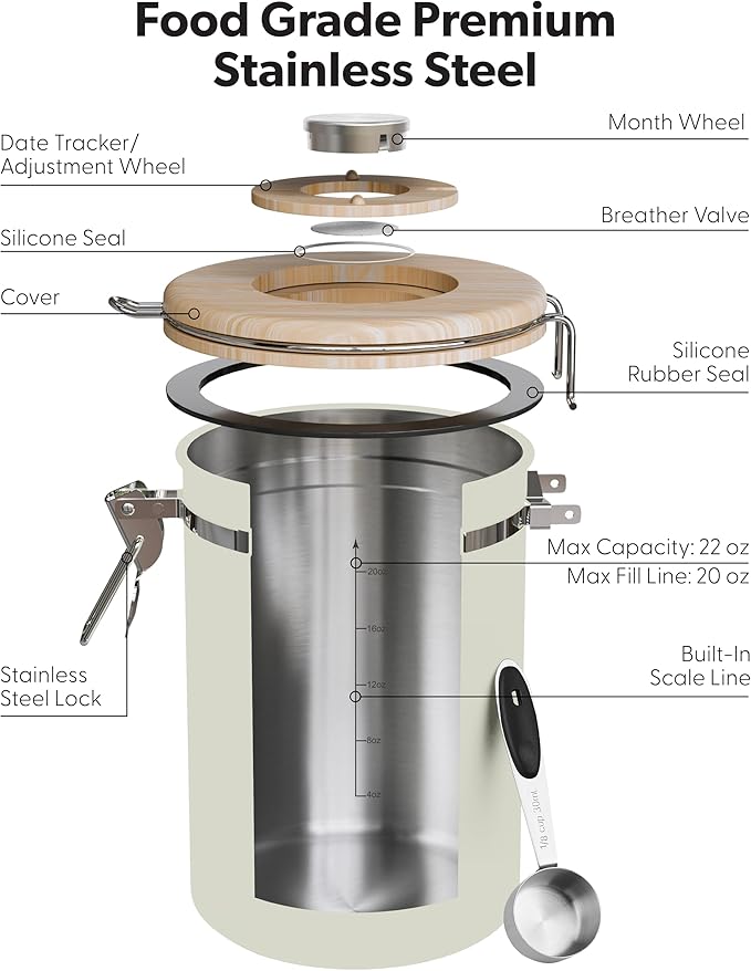 Veken Coffee Sugar Canister