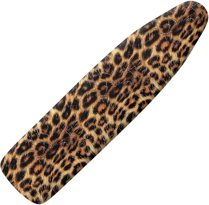 Leopard Print Ironing Board Cover and Pad 15 X 54 Thick Padding