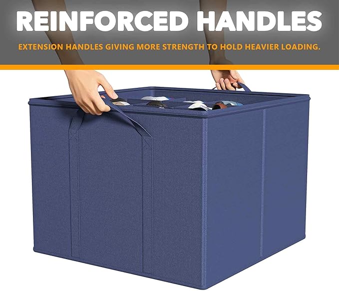 SpaceAid Shoe Organizer for Closet, 2 Pack Foldable Shoe Storage Containers