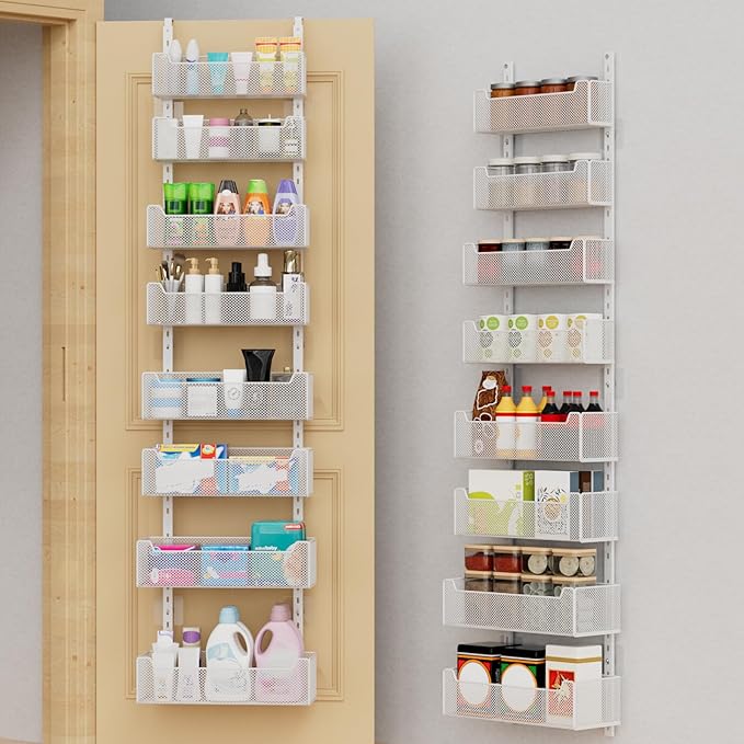 Over The Door Organizer, 8-tier Metal Door Organizer Hanging