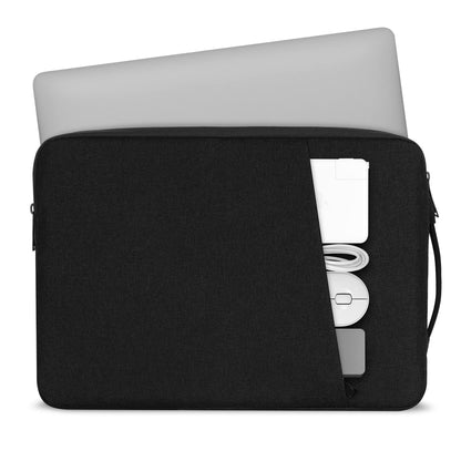 Chelory Laptop Sleeve Bag Compatible for 16 17 Inch HP/Lenovo/Asus/Acer/Dell Notebook Ultrabook Chromebook, Shockproof Computer Protective Cover Carrying Case with Handle, Black