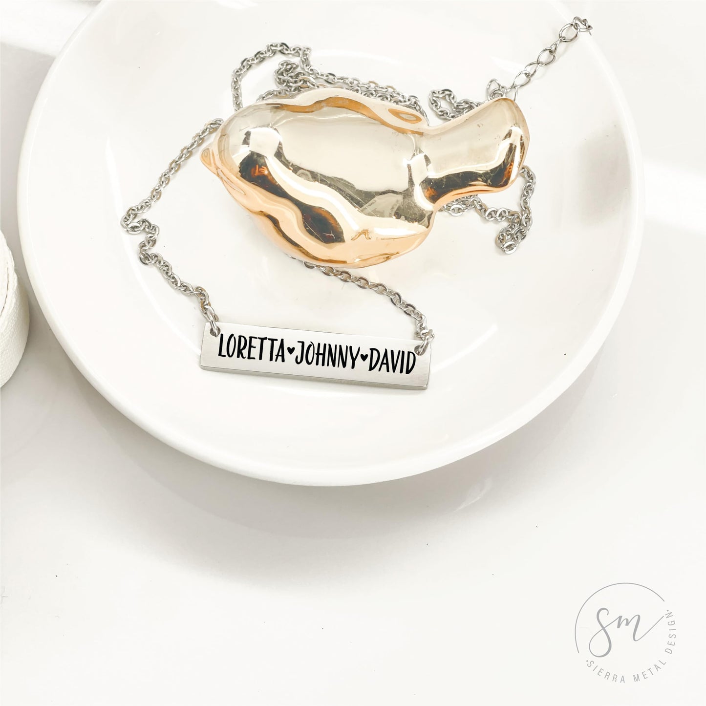 Camille Jane Necklace Personalized Kids Name Necklace Kids Names Bar Necklace Mom Personalized for Mom Necklace Kid's Names Mother's Day Jewelry Mother's Day Gift Mom CAMILLE-BAR