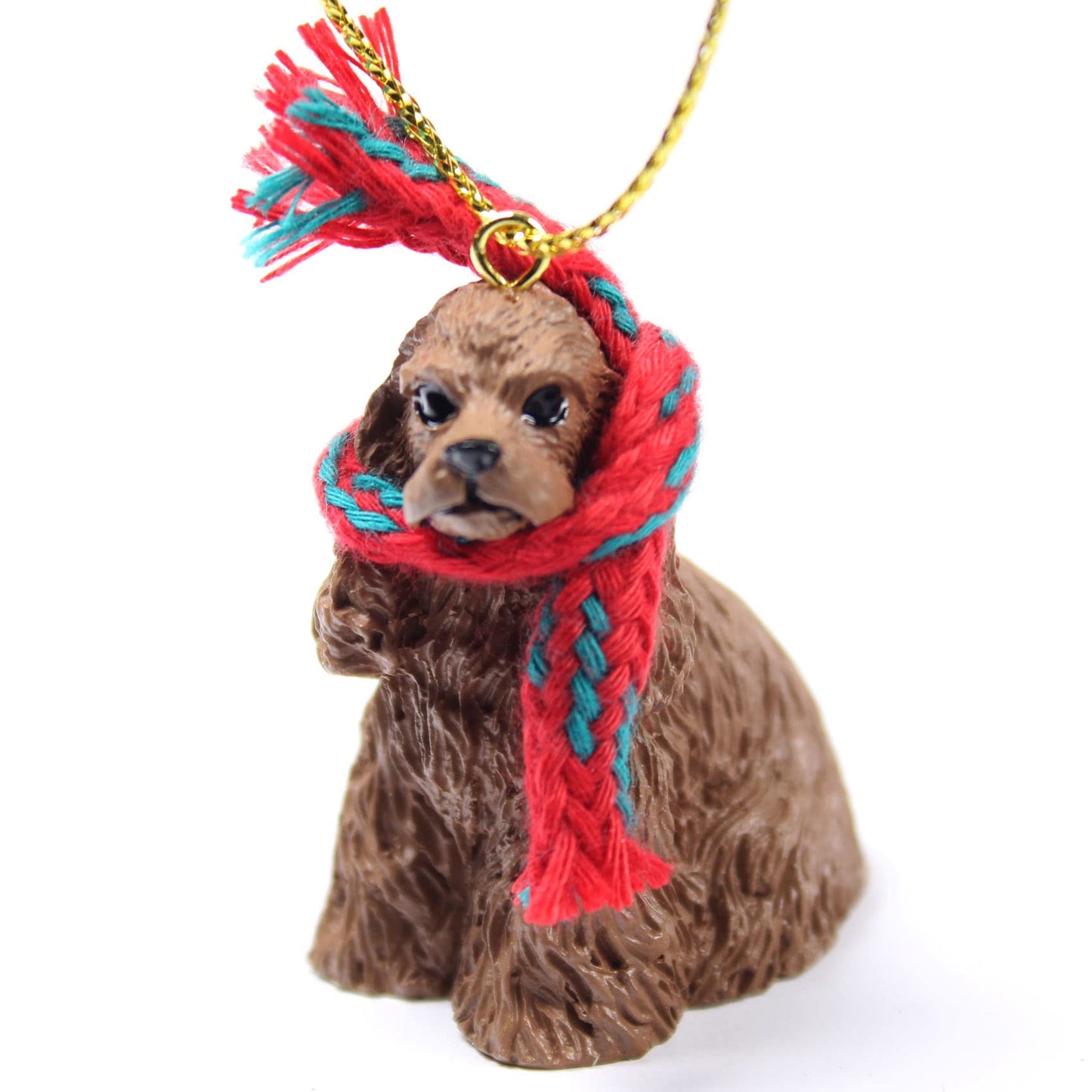 Conversation Concepts Cocker Spaniel Tiny One Miniature Christmas Ornament (Brown)