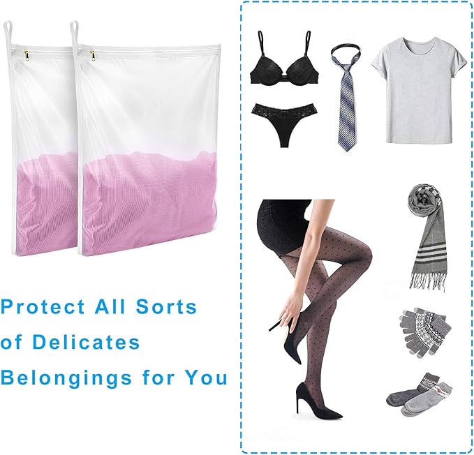GOGOODA Delicates Laundry Bags, Fine Mesh Wash Bag